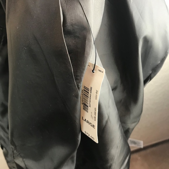 Worthington womens jacket belted ruffle back sz l - Picture 4 of 5